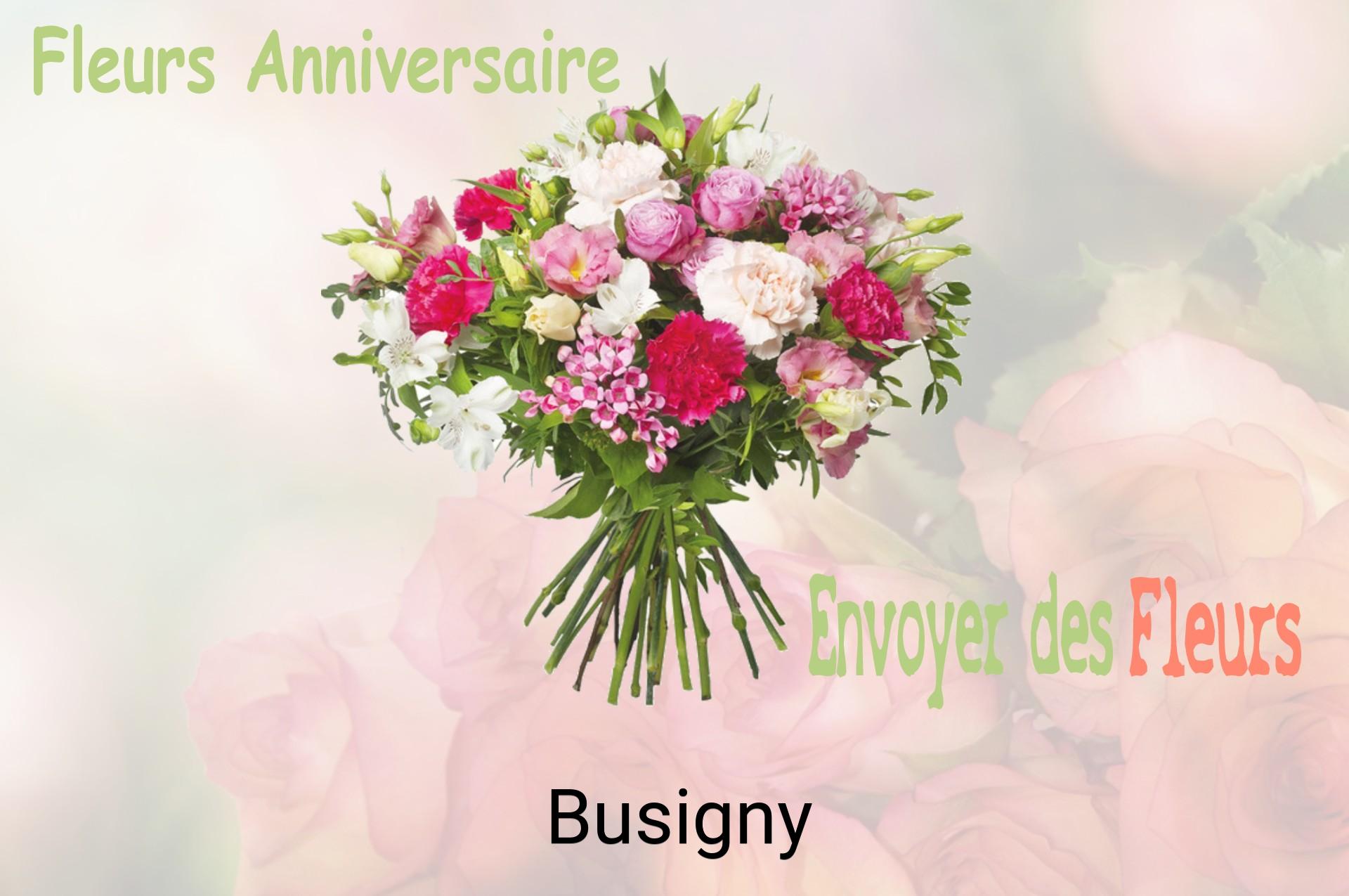 Bouquet de fleurs d’anniversaire livré à Busigny